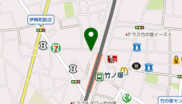 ゆうちょ銀行 本店 ファミリーマートエキア竹ノ塚店内出張所(ATM)の地図画像