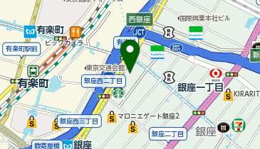 ゆうちょ銀行 本店 ファミリーマート銀座二丁目店内出張所(ATM)の地図画像