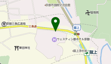 ゆうちょ銀行 大阪支店 ファミリーマートウェスティン都ホテル京都/S店内出張所(ATM)の地図画像