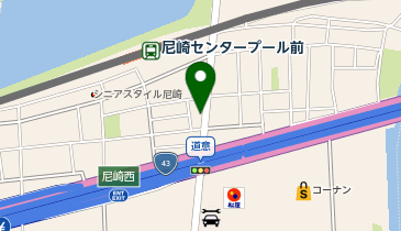 ゆうちょ銀行 大阪支店 ファミリーマート尼崎道意町四丁目店内出張所(ATM)の地図画像