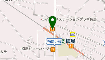 ファミリーマート梅島駅前 共同出張所(イーネットATM)の地図画像