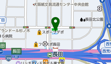 ファミリーマート長田東二丁目 共同出張所(イーネットATM)の地図画像