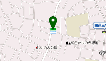 ファミリーマート練馬桜台 共同出張所(イーネットATM)の地図画像
