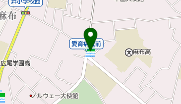 ファミリーマート元麻布 共同出張所(イーネットATM)の地図画像