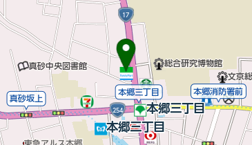 ファミリーマート本郷五丁目 共同出張所(イーネットATM)の地図画像