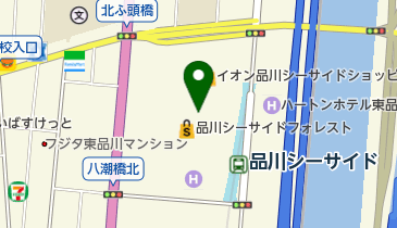ファミリーマート品川シーサイド 共同出張所(イーネットATM)の地図画像