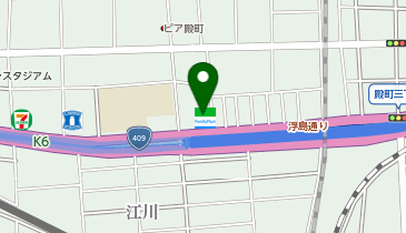 ファミリーマート川崎殿町 共同出張所(イーネットATM)の地図画像