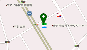 ファミリーマートポートストア大井南部 共同出張所(イーネットATM)の地図画像