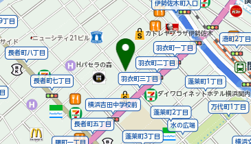 ファミリーマート横浜伊勢佐木町一丁目 共同出張所(イーネットATM)の地図画像