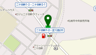 ファミリーマート札幌中央市場前 共同出張所(イーネットATM)の地図画像