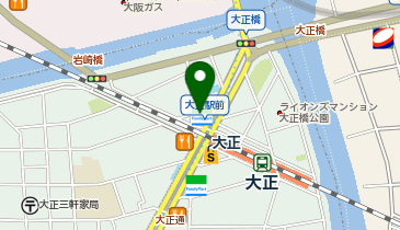 ファミリーマート大正駅前 共同出張所(イーネットATM)の地図画像