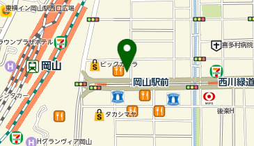 ファミリーマート岡山桃太郎大通り 共同出張所(イーネットATM)の地図画像