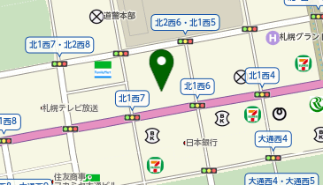 ファミリーマート札幌北1条西6丁目 共同出張所(イーネットATM)の地図画像