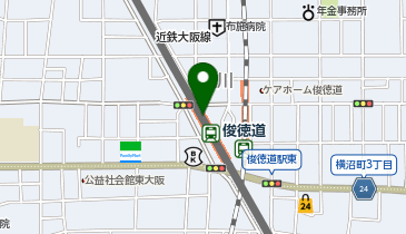 近商ストア俊徳道 共同出張所(イーネットATM)の地図画像