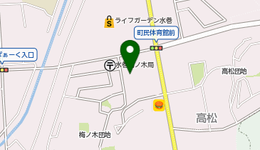 コスモス薬品水巻 共同出張所(イーネットATM)の地図画像