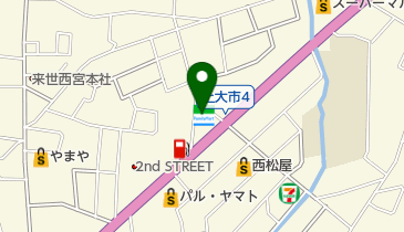 ファミリーマート上大市四丁目 共同出張所(イーネットATM)の地図画像