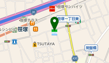 ファミリーマート渋谷笹塚一丁目 共同出張所(イーネットATM)の地図画像
