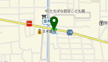 ファミリーマート茨木並木町 共同出張所(イーネットATM)の地図画像