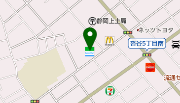 ファミリーマート静岡沓谷五丁目 共同出張所(イーネットATM)の地図画像