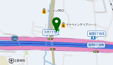 ファミリーマート川西加茂六丁目 共同出張所(イーネットATM)の地図画像