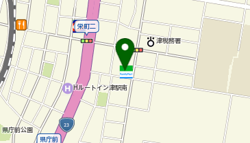 ファミリーマート津栄町二丁目 共同出張所(イーネットATM)の地図画像