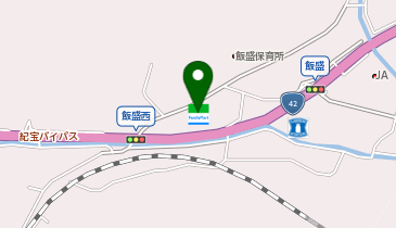 ファミリーマート紀宝バイパス 共同出張所(イーネットATM)の地図画像