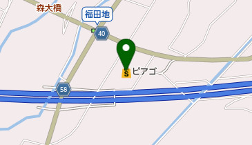 ユニーピアゴ 森 共同出張所(イーネットATM)の地図画像