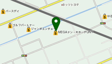 ユニーMEGAドン・キホーテUNY掛川 共同出張所(イーネットATM)の地図画像