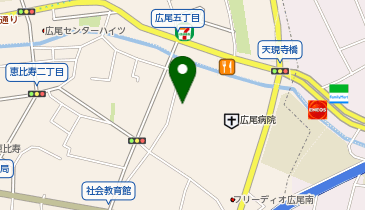 光洋都立広尾病院 共同出張所(イーネットATM)の地図画像