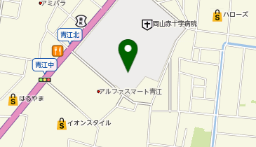 光洋岡山赤十字病院売店 共同出張所(イーネットATM)の地図画像