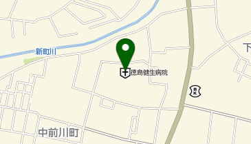 光洋徳島健生病院売店 共同出張所(イーネットATM)の地図画像