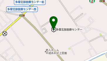 光洋公社多摩北部医療センター売店 共同出張所(イーネットATM)の地図画像