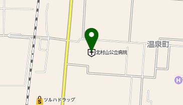 光洋北村山公立病院売店 共同出張所(イーネットATM)の地図画像