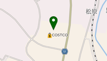 コストコホールセールかみのやま倉庫 共同出張所(イーネットATM)の地図画像