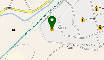 コストコホールセール久山倉庫 共同出張所(イーネットATM)の地図画像