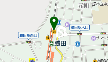 ニューデイズ勝田 共同出張所(イーネットATM)の地図画像