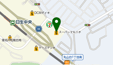 マルハチ日生中央 共同出張所(イーネットATM)の地図画像