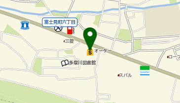 オーケー立川富士見町 共同出張所(イーネットATM)の地図画像