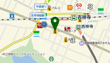ドン・キホーテ吉祥寺駅前 共同出張所(イーネットATM)の地図画像