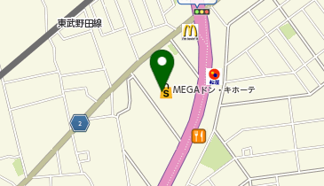 MEGAドン・キホーテ春日部 共同出張所(イーネットATM)の地図画像