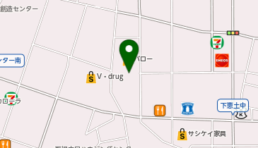 バロー下恵土 共同出張所(イーネットATM)の地図画像