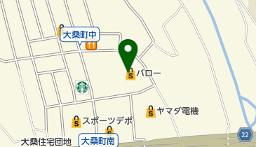 バロー大桑 共同出張所(イーネットATM)の地図画像