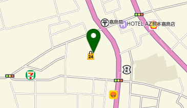 ポプラ熊本嘉島 共同出張所(イーネットATM)の地図画像