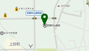 生活彩家武蔵村山病院 共同出張所(イーネットATM)の地図画像