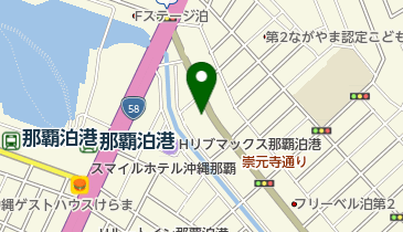 ファミリーマートオーケイ泊 共同出張所(イーネットATM)の地図画像