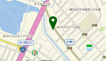 ファミリーマートオーケイ泊 共同出張所(イーネットATM)の地図画像