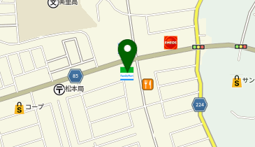 ファミリーマート松本 共同出張所(イーネットATM)の地図画像
