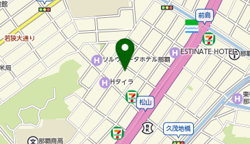 ファミリーマート那覇松山中央 共同出張所(イーネットATM)の地図画像