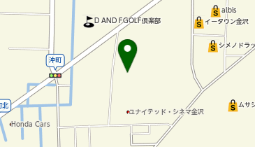 全日本食品金沢沖町 共同出張所(イーネットATM)の地図画像