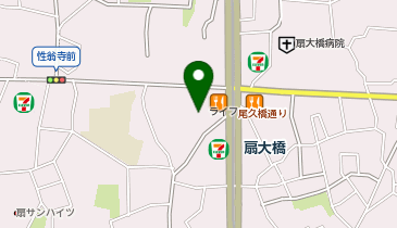 ライフ扇大橋駅前 共同出張所(イーネットATM)の地図画像
